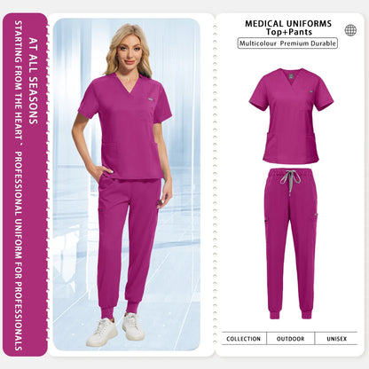 Bioscrubs Women's Multi-Pocket Scrub Set