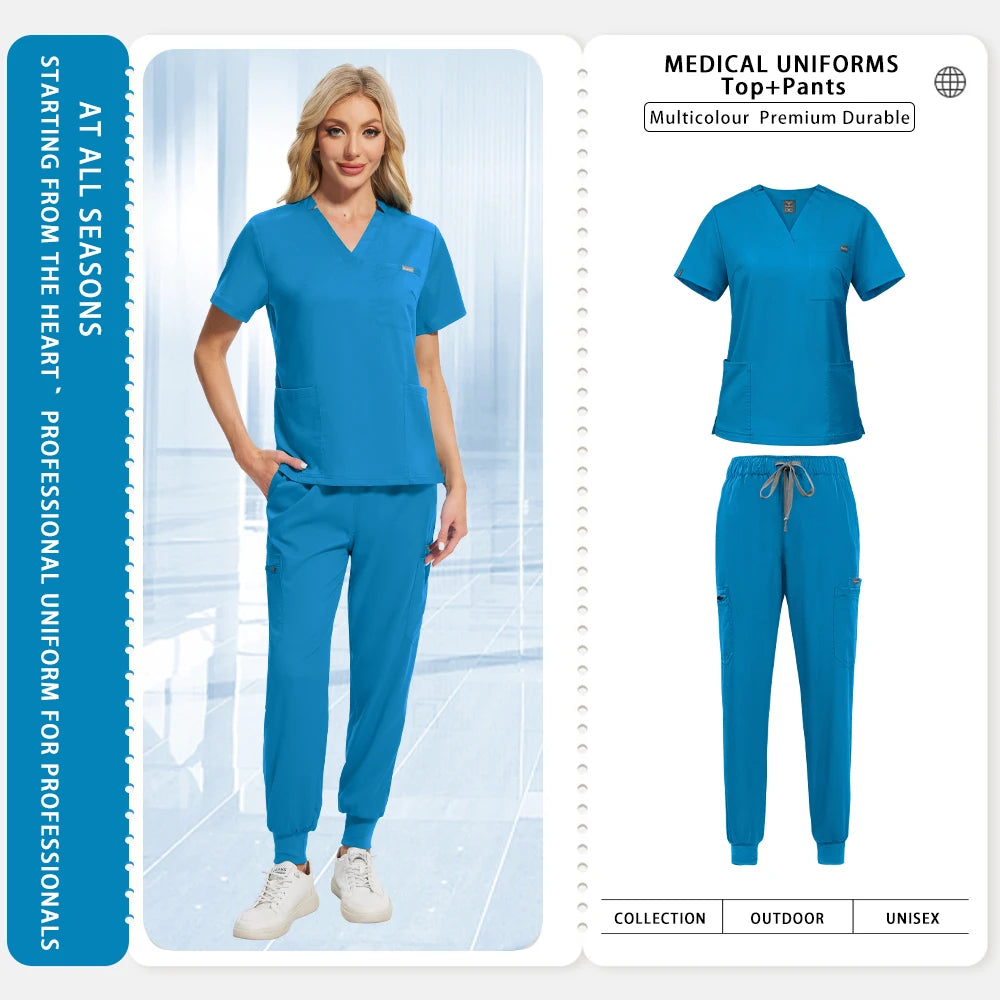 Bioscrubs Women's Multi-Pocket Scrub Set