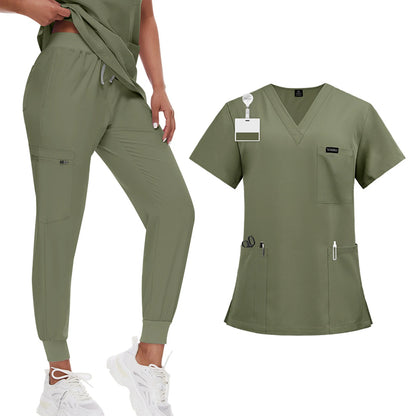 Unisex Elite Wrinkle-Resistant Scrub Set