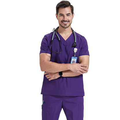 Classic Unisex V-Neck Scrub Set