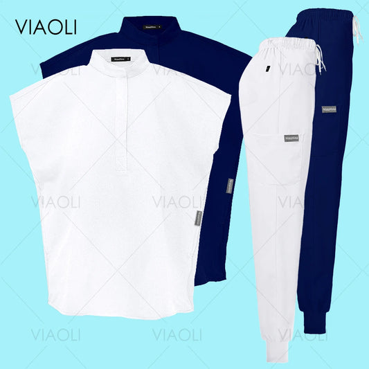 VIAOLI Unisex Jogger Scrub Set