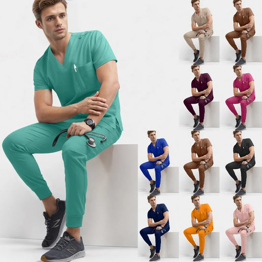 Unisex Milk Silk Multi-Color Scrub Set